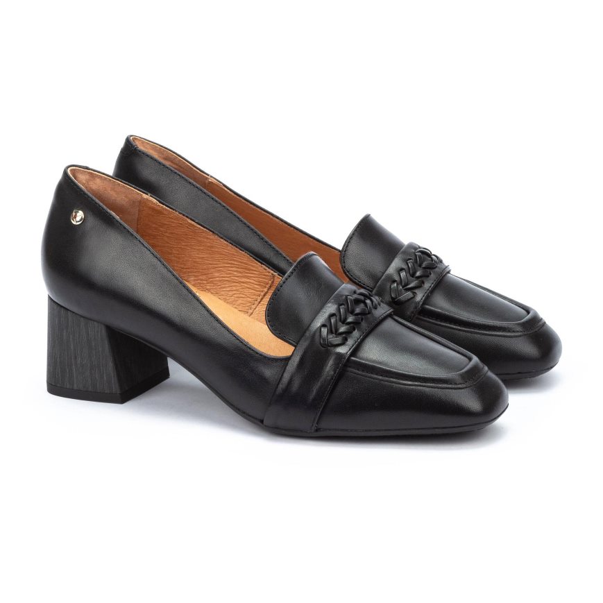 Women's Pikolinos MURCIA Loafers Black | NZ E051327